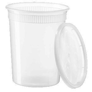 32 Oz Clear Deli Container Combo (240/cs)