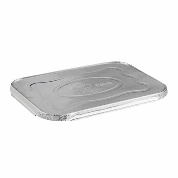 5 Lb Oblong Pan Foil Lid 50/5pk (250/cs)