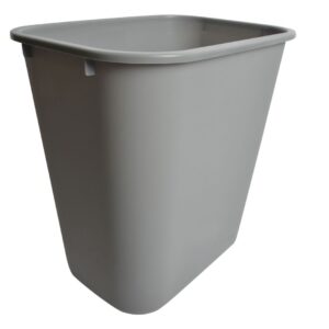 28 Qt Wastebasket Gray (1/ea)