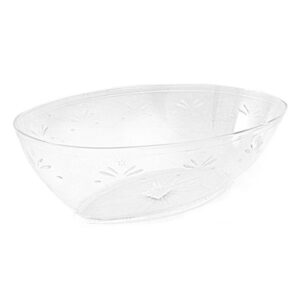 Large Clear Oval Serving Bowls (50/cs)
