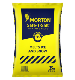 Morton Safe-T-Salt Rock Salt 50 Lbs (1/bg)