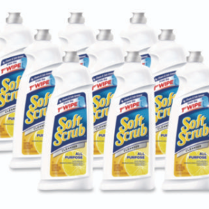 Soft Scrub Liquid Cleaner Lemon 24oz (8/cs)